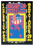 Beatles Candlestick Park Concert Poster