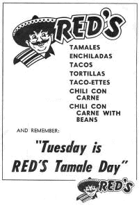 Red's Tamales Ad