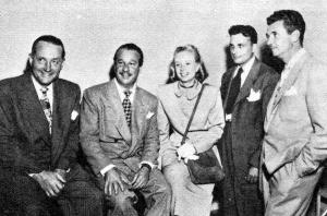 Glenhall Taylor with Lum & Abner staff