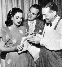 Dorothy Lamour, Bob Hope and Glenhall Taylor