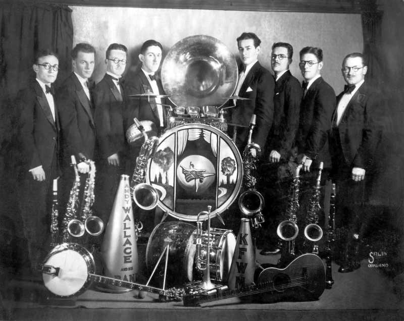 KFWM Radio, Oakland Andy Wallace & His Band Circa 1920s