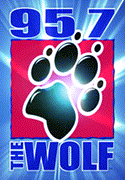 95.7 The Wolf Logo
